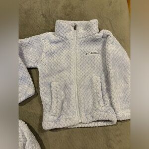 Columbia Baby Fire Side Sherpa Full Zip in Snowdrift (light purple)